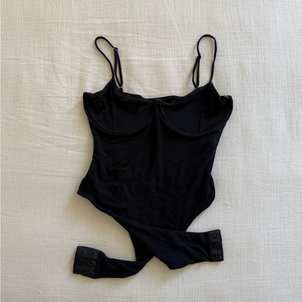 Oh Polly Black Bodysuit
